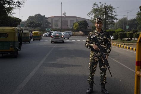 Indian police arrest 4 intruders for breaching security in the Parliament complex